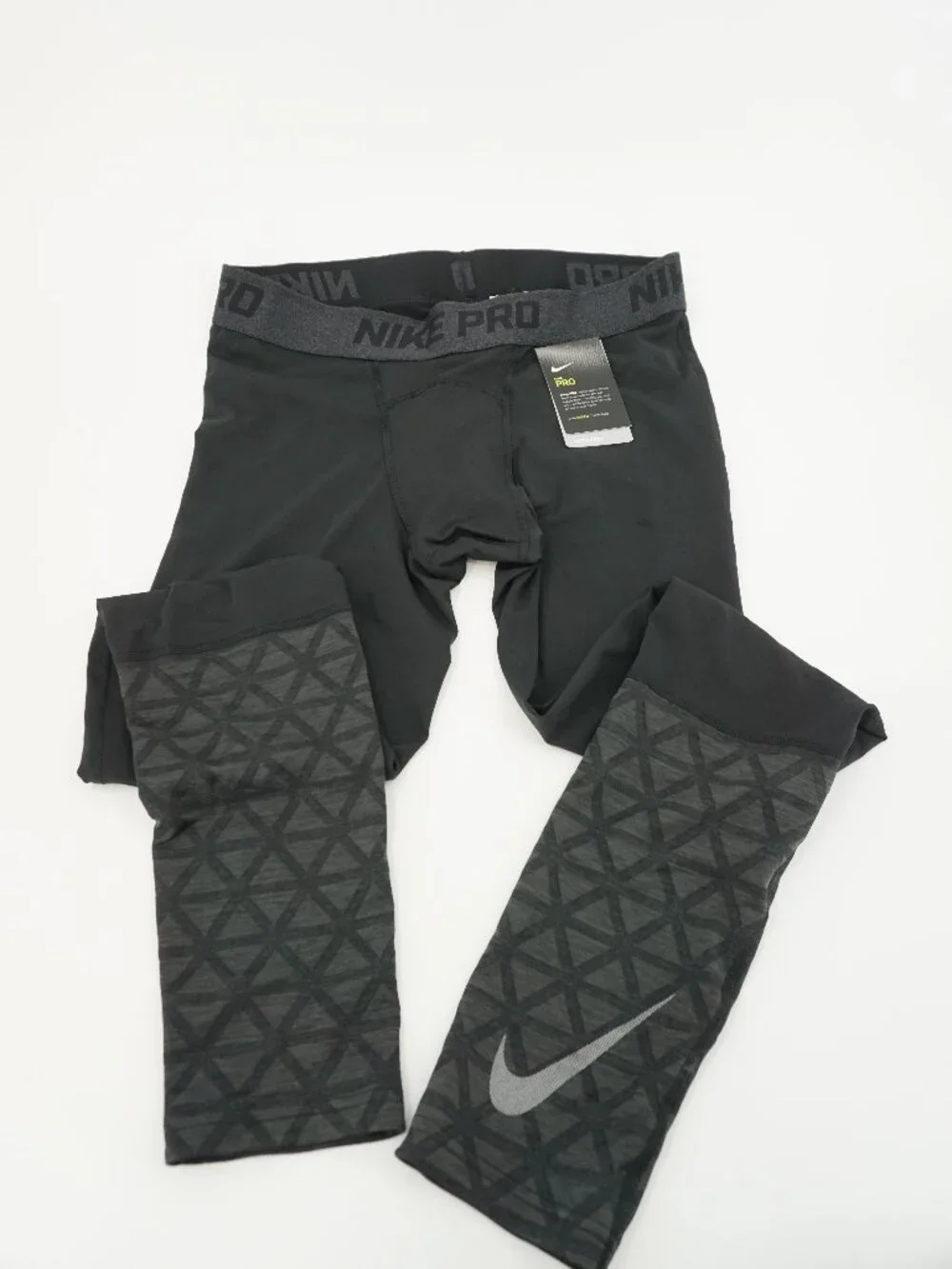 NEW! Nike Pro Compression Training Anti-Odor Tights Black 929699-010